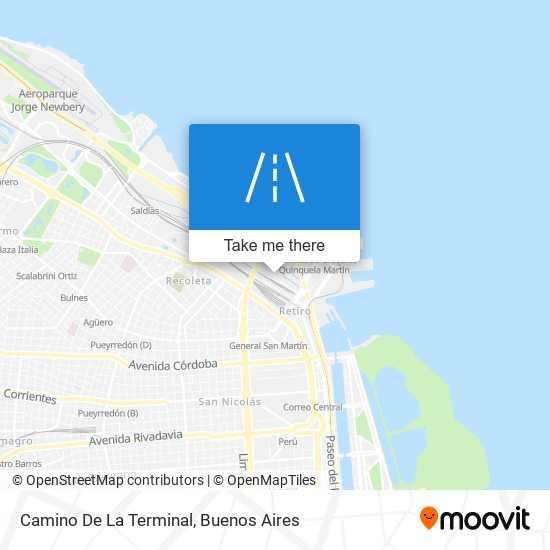 Camino De La Terminal map