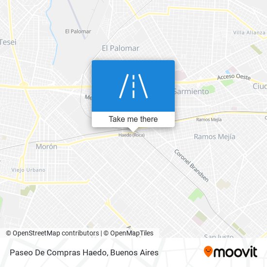 Paseo De Compras Haedo map