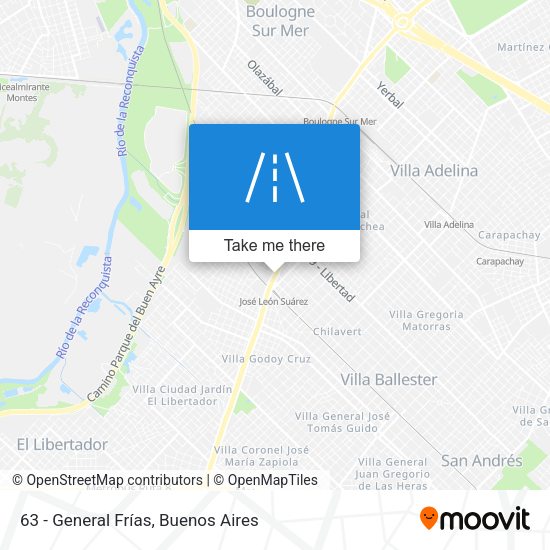 Mapa de 63 - General Frías