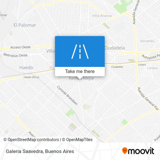 Galería Saavedra map