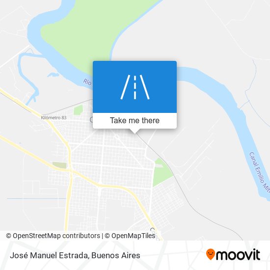 José Manuel Estrada map