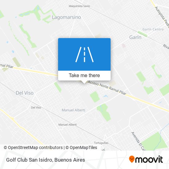 Golf Club San Isidro map