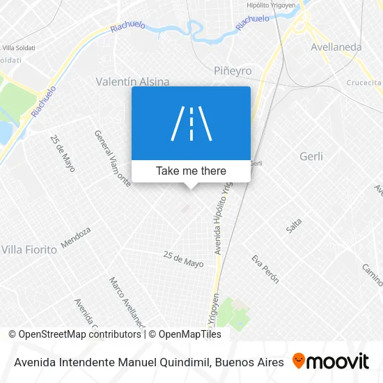 Avenida Intendente Manuel Quindimil map