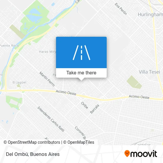 Del Ombú map