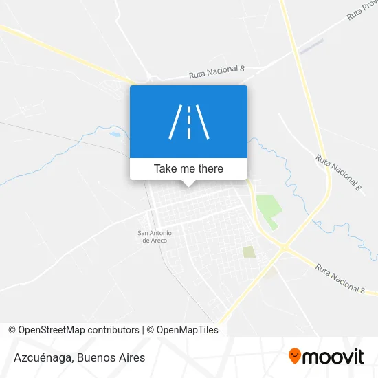 Azcuénaga map