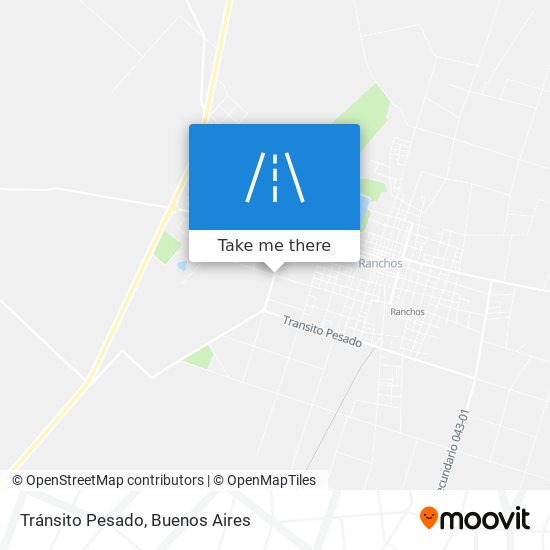 Tránsito Pesado map