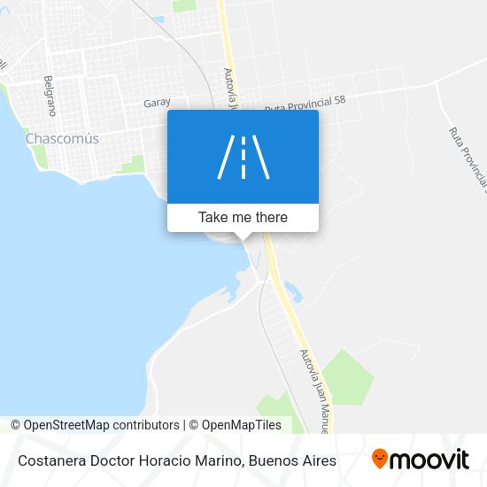 Mapa de Costanera Doctor Horacio Marino