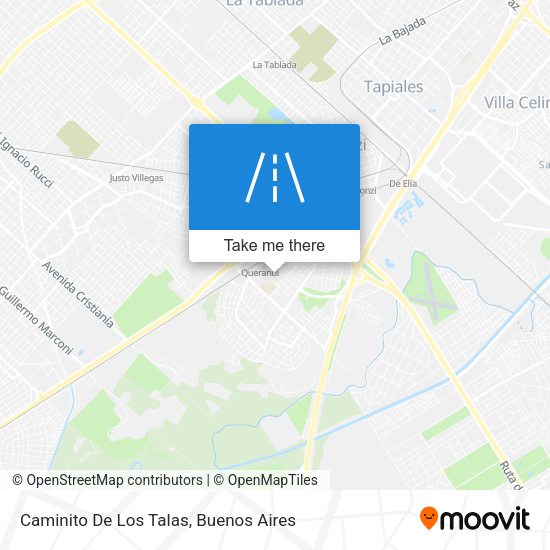 Caminito De Los Talas map
