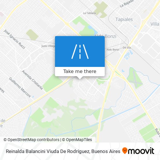 Reinalda Balancini Viuda De Rodríguez map