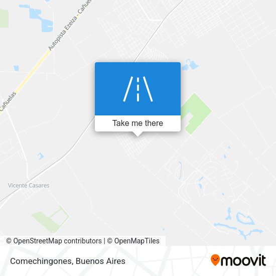 Mapa de Comechingones