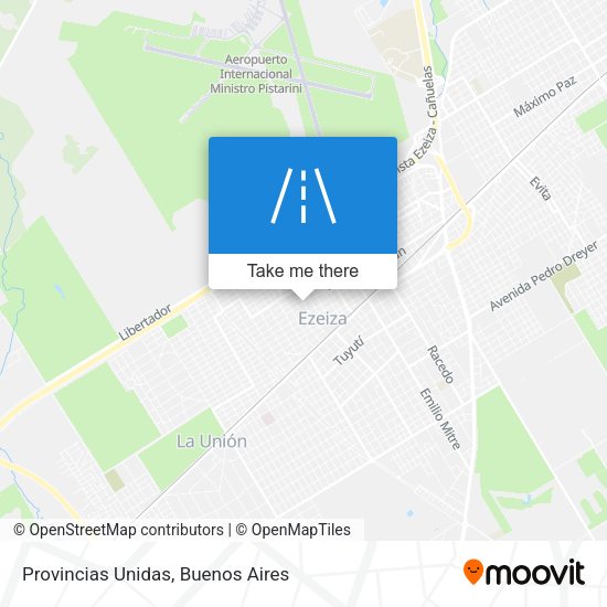 Mapa de Provincias Unidas