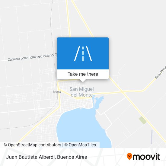 Mapa de Juan Bautista Alberdi