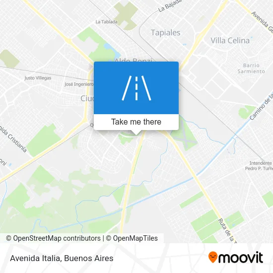 Avenida Italia map