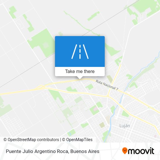 Puente Julio Argentino Roca map