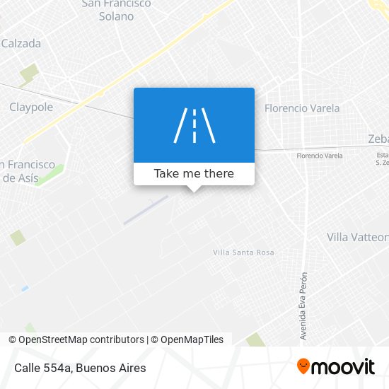 Calle 554a map