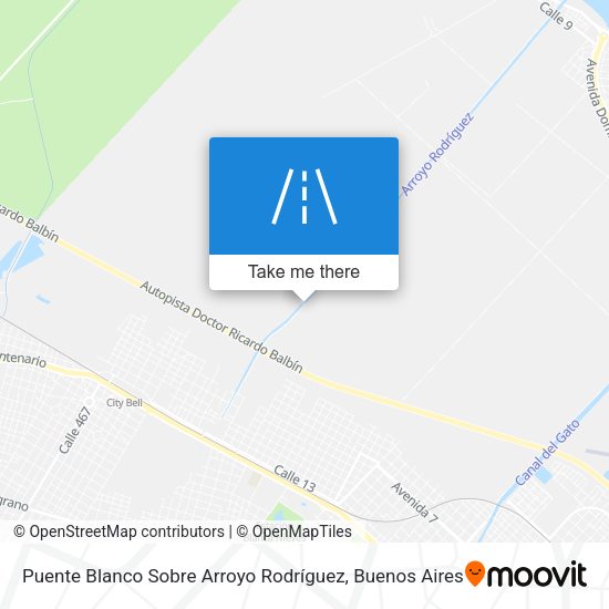 Puente Blanco Sobre Arroyo Rodríguez map