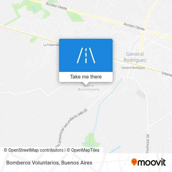 Bomberos Voluntarios map
