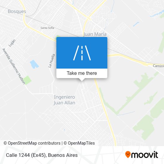 Mapa de Calle 1244 (Ex45)