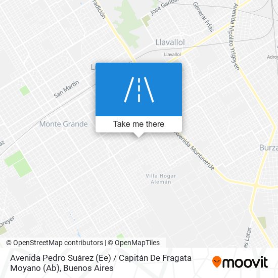 Avenida Pedro Suárez (Ee) / Capitán De Fragata Moyano (Ab) map