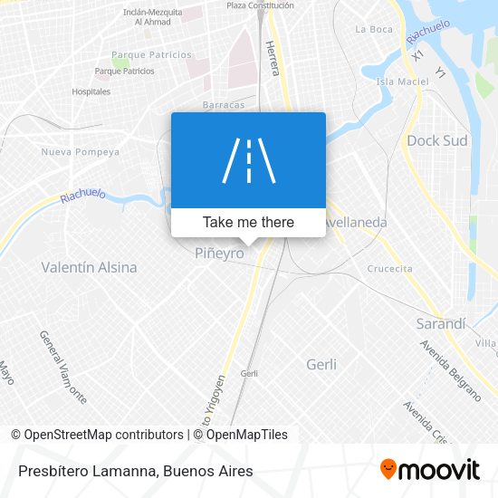 Presbítero Lamanna map