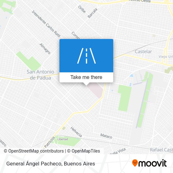 General Ángel Pacheco map