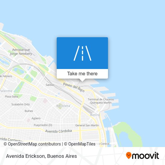 Mapa de Avenida Erickson