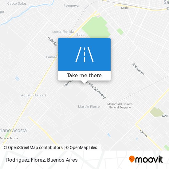 Rodríguez Florez map