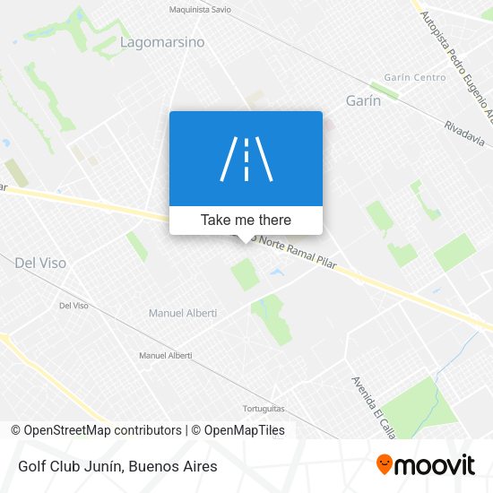 Golf Club Junín map