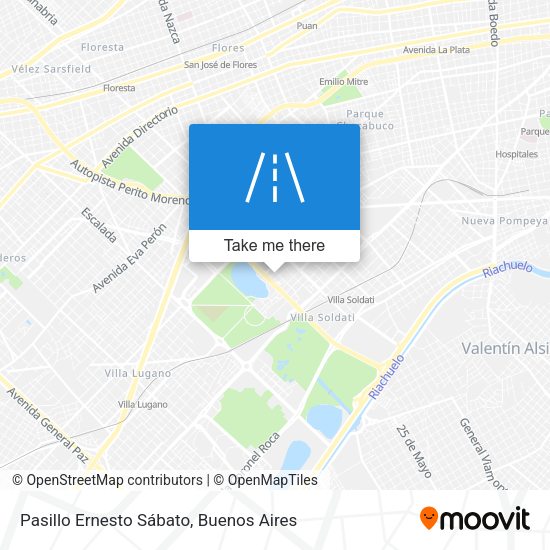 Pasillo Ernesto Sábato map
