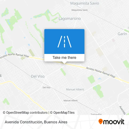 Avenida Constitución map