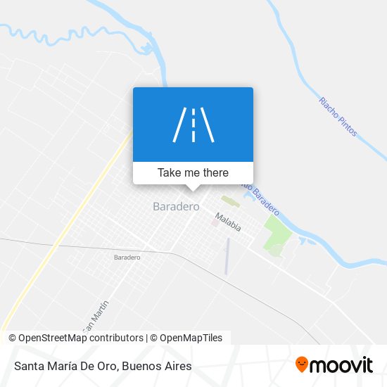 Santa María De Oro map