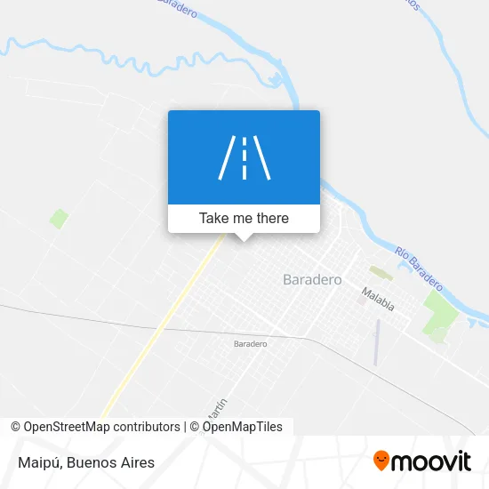 Maipú map