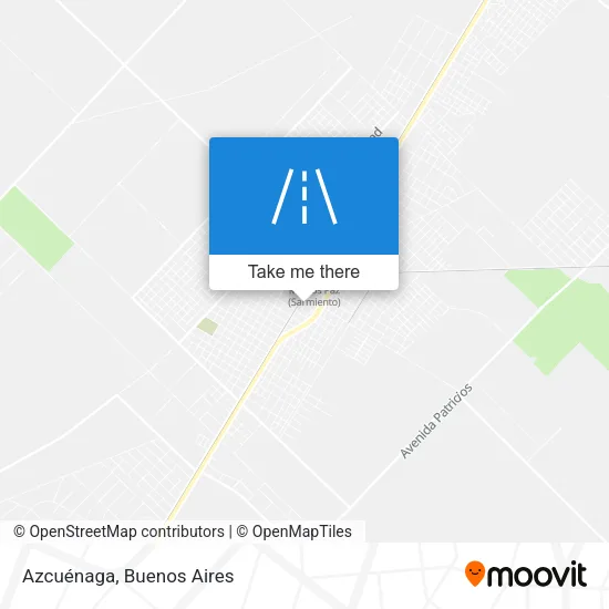 Azcuénaga map