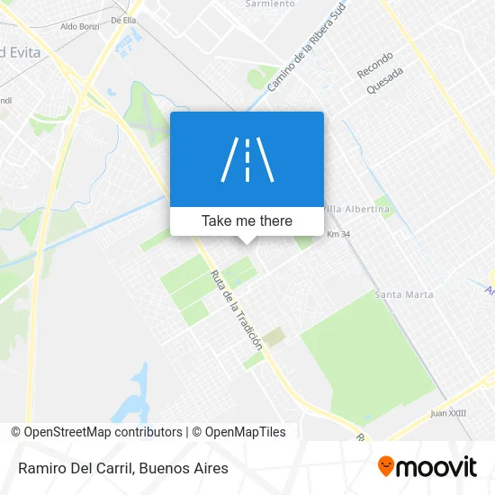 Ramiro Del Carril map