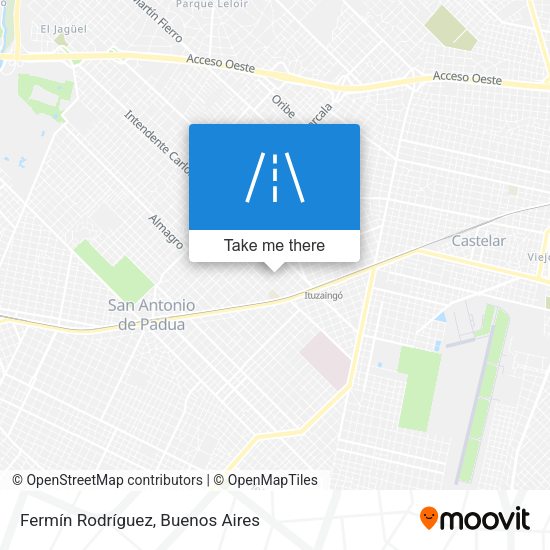 Fermín Rodríguez map