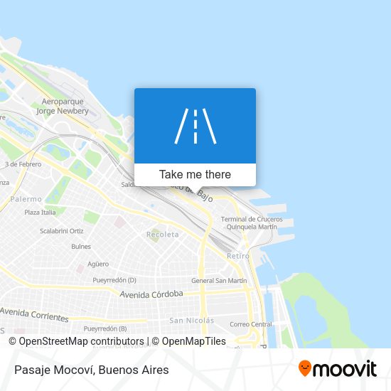 Pasaje Mocoví map