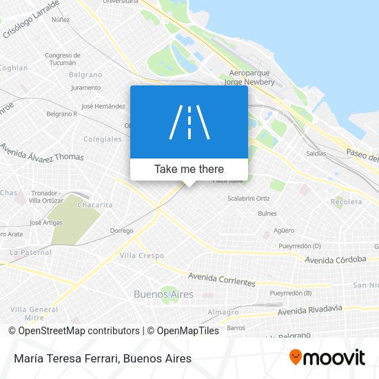 María Teresa Ferrari map