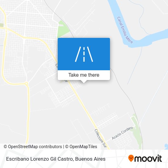 Escribano Lorenzo Gil Castro map