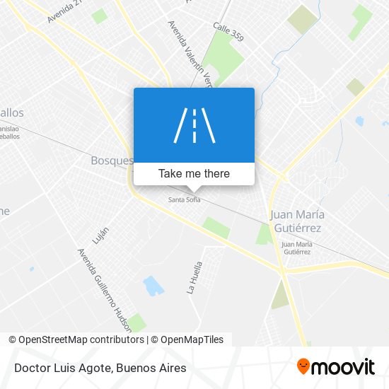 Doctor Luis Agote map