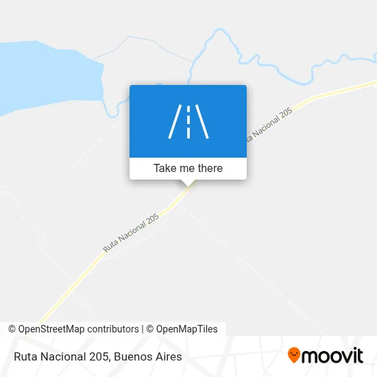Ruta Nacional 205 map