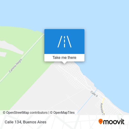Mapa de Calle 134