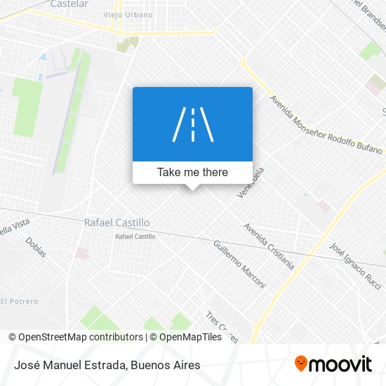 José Manuel Estrada map