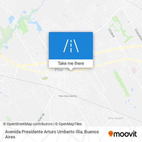 Avenida Presidente Arturo Umberto Illia map