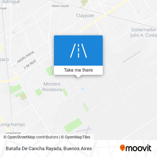 Batalla De Cancha Rayada map