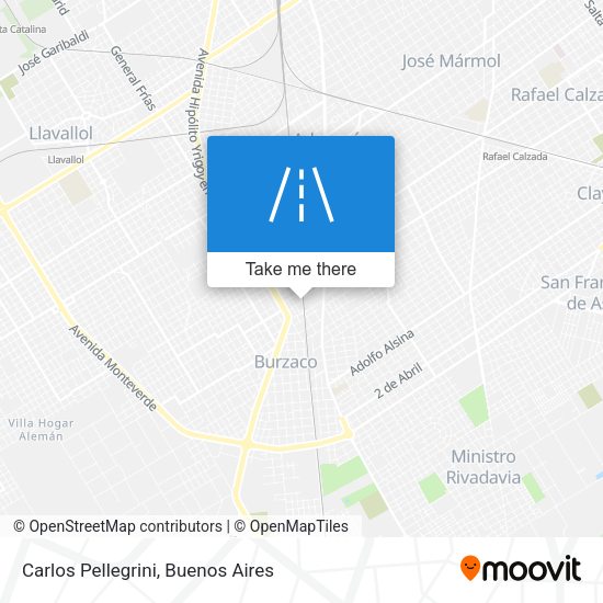 Mapa de Carlos Pellegrini