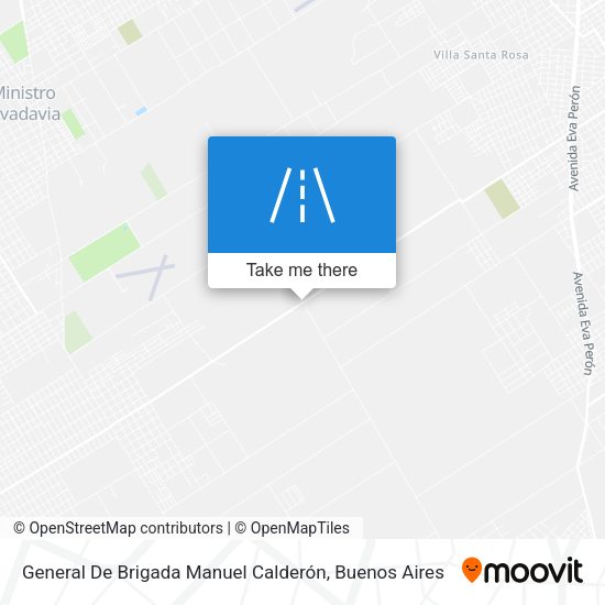 General De Brigada Manuel Calderón map