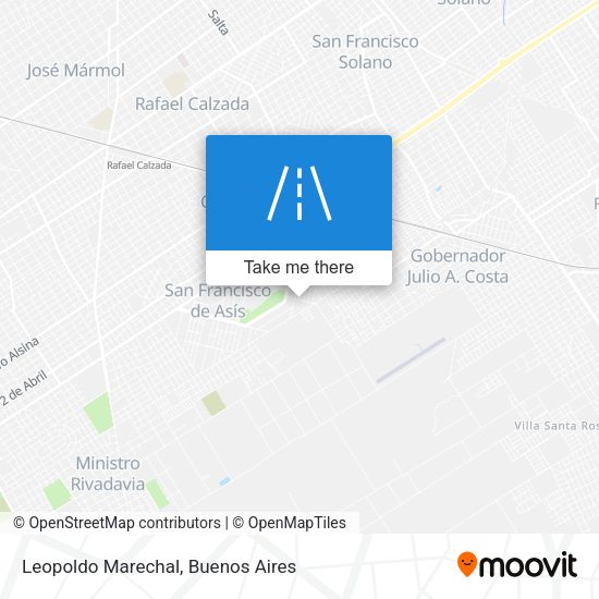 Leopoldo Marechal map