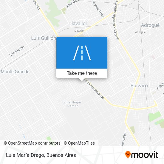 Luis María Drago map