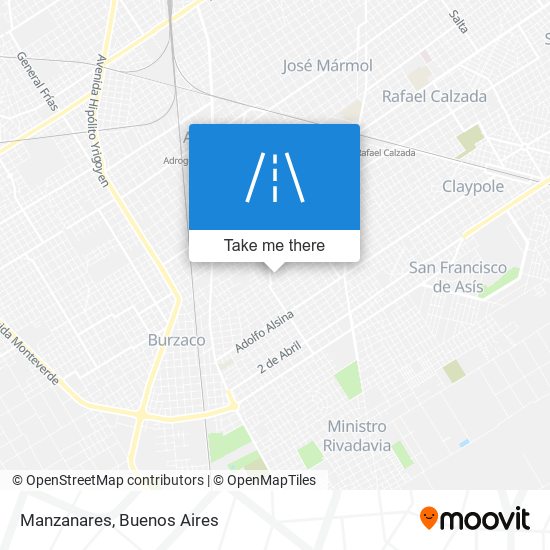Mapa de Manzanares