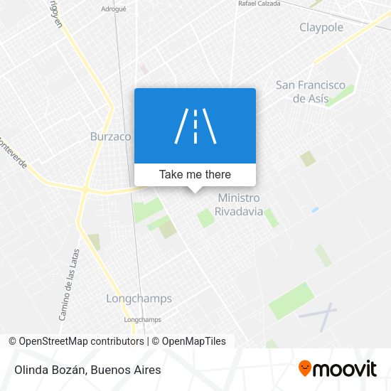 Mapa de Olinda Bozán